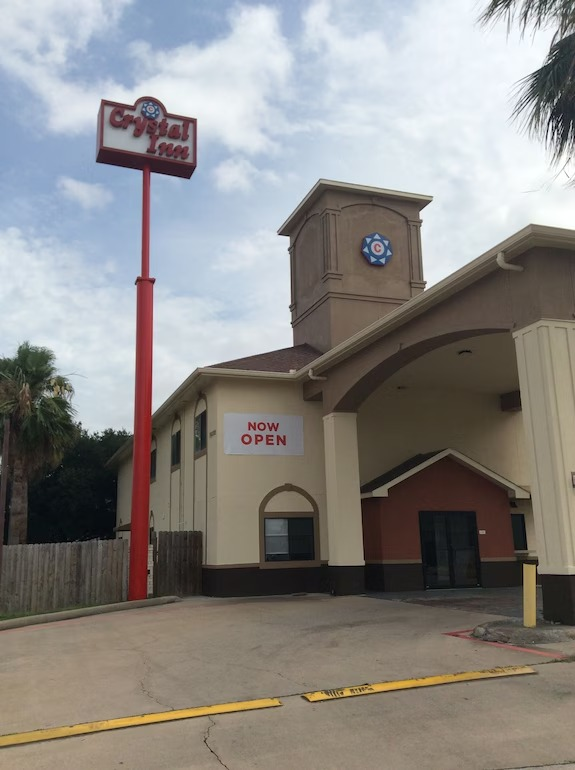 Crystal Inn exterior in Houston